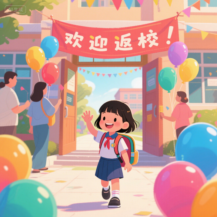 逐夢(mèng)新程，未來(lái)可期！開學(xué)季，好好學(xué)習(xí)，天天向上！